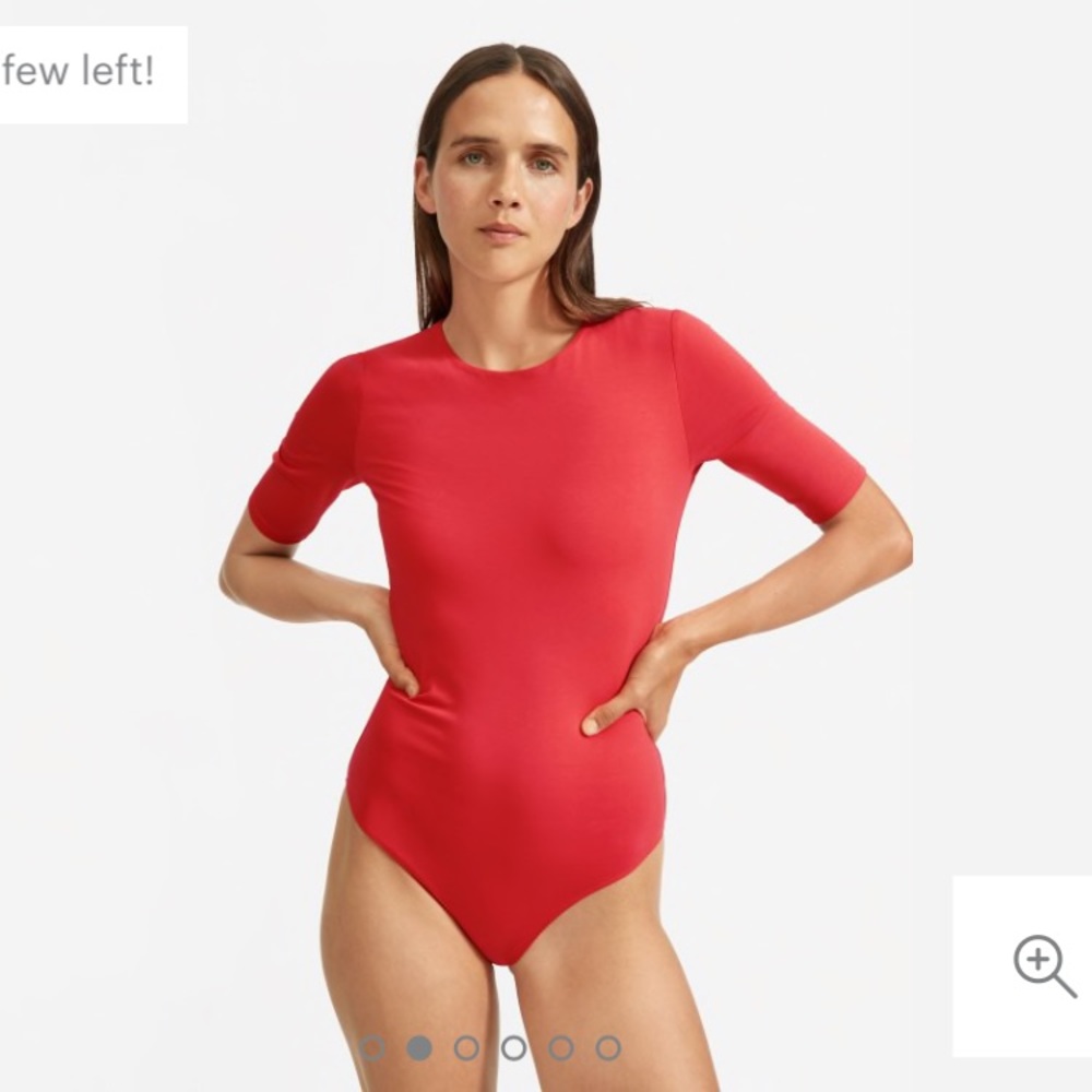 Everlane red bodysuit size M